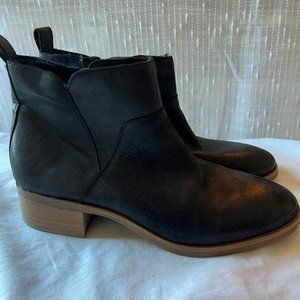 Black Ankle Boots, Size 9